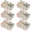 6 Pcs Desktop Storage Boxes Case Pantry Organizers and Clear Greeting Card – Clear-View Organization with Functional, Easy-Use Details