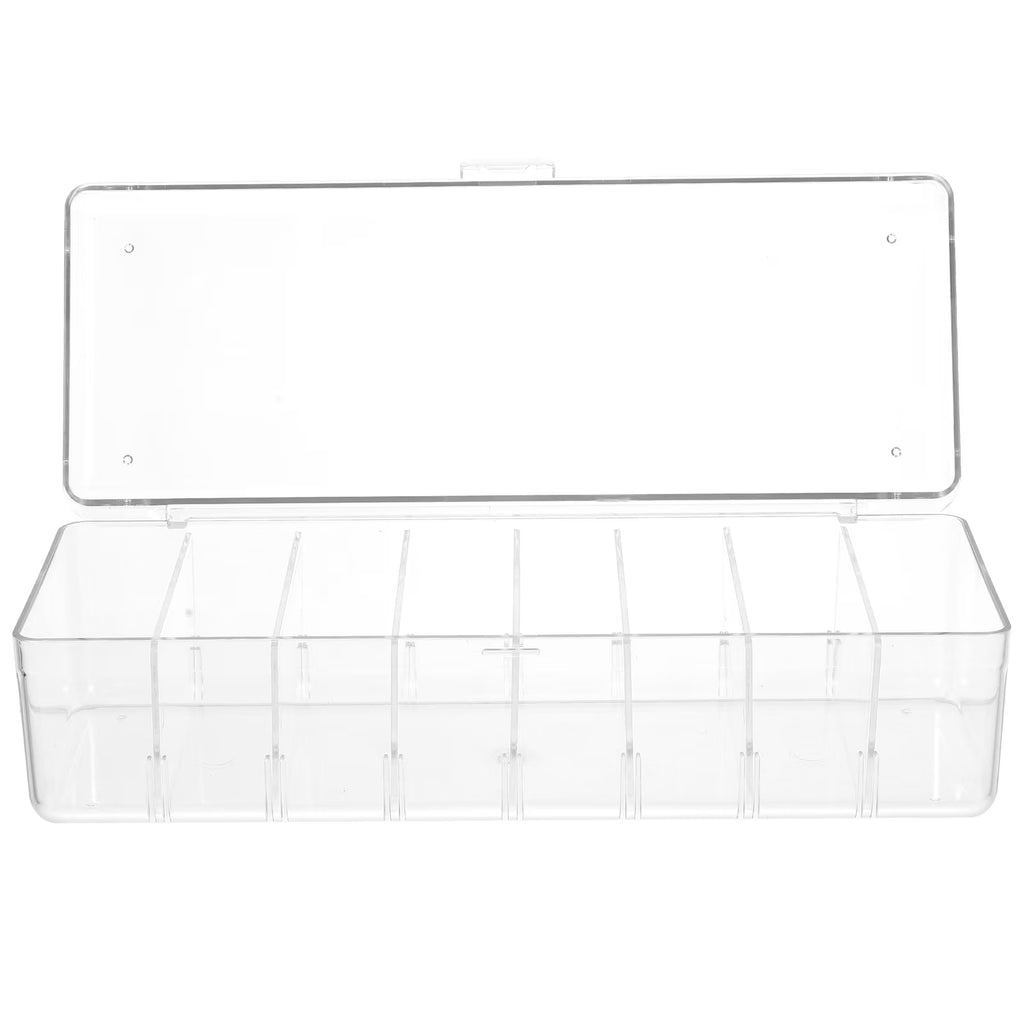Card Game Business Cards Card Storage Box Travel 26X10X7.5CM Transparent – Clear-View Organization with Functional, Easy-Use Details