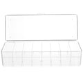 Card Game Business Cards Card Storage Box Travel 26X10X7.5CM Transparent – Clear-View Organization with Functional, Easy-Use Details