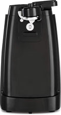 Electric Can Opener and Knife Sharpener Multifunctional Jar and Bottle Opener with Removable Cutting Lever and Cord Storage Stainless Steel Blade – Durable Stainless Steel Construction with Functional, Easy-Use Details