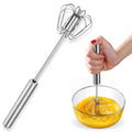 Egg Whisk,2 Pack Stainless Steel Home Kitchen Tool Hand Easy Whisk Egg Beater Manual Mixer Blender for Whisking Beating & Stirring. – Durable Stainless Steel Construction with Functional, Easy-Use Details