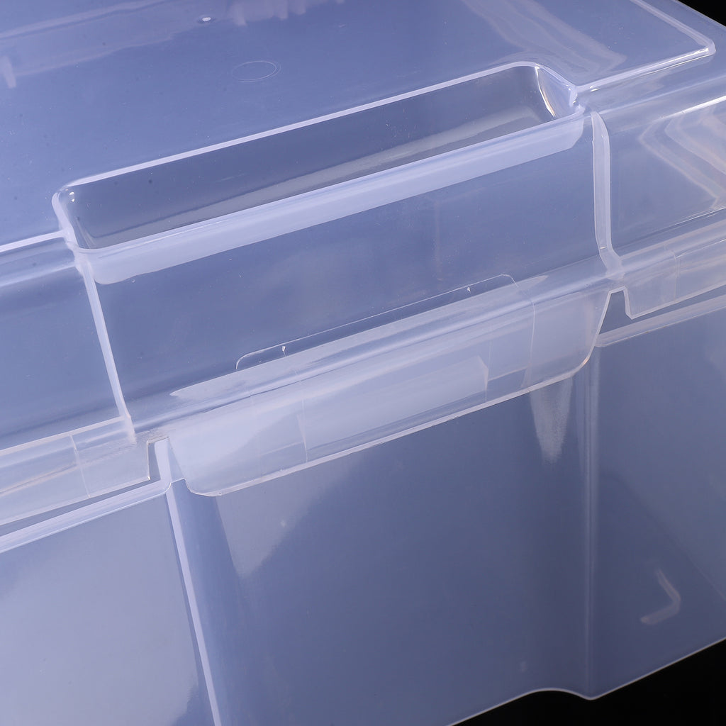 6Pcs Cards Storage Boxes Postcards Photos Organizing Cases Clear Plastic Storage Cases – Clear-View Organization with Functional, Easy-Use Details