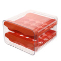 Holder Decor Egg Storage Box Egg Storage Shelf 21.5x22.5x14cm Orange – Practical Home Organization with Functional, Easy-Use Details