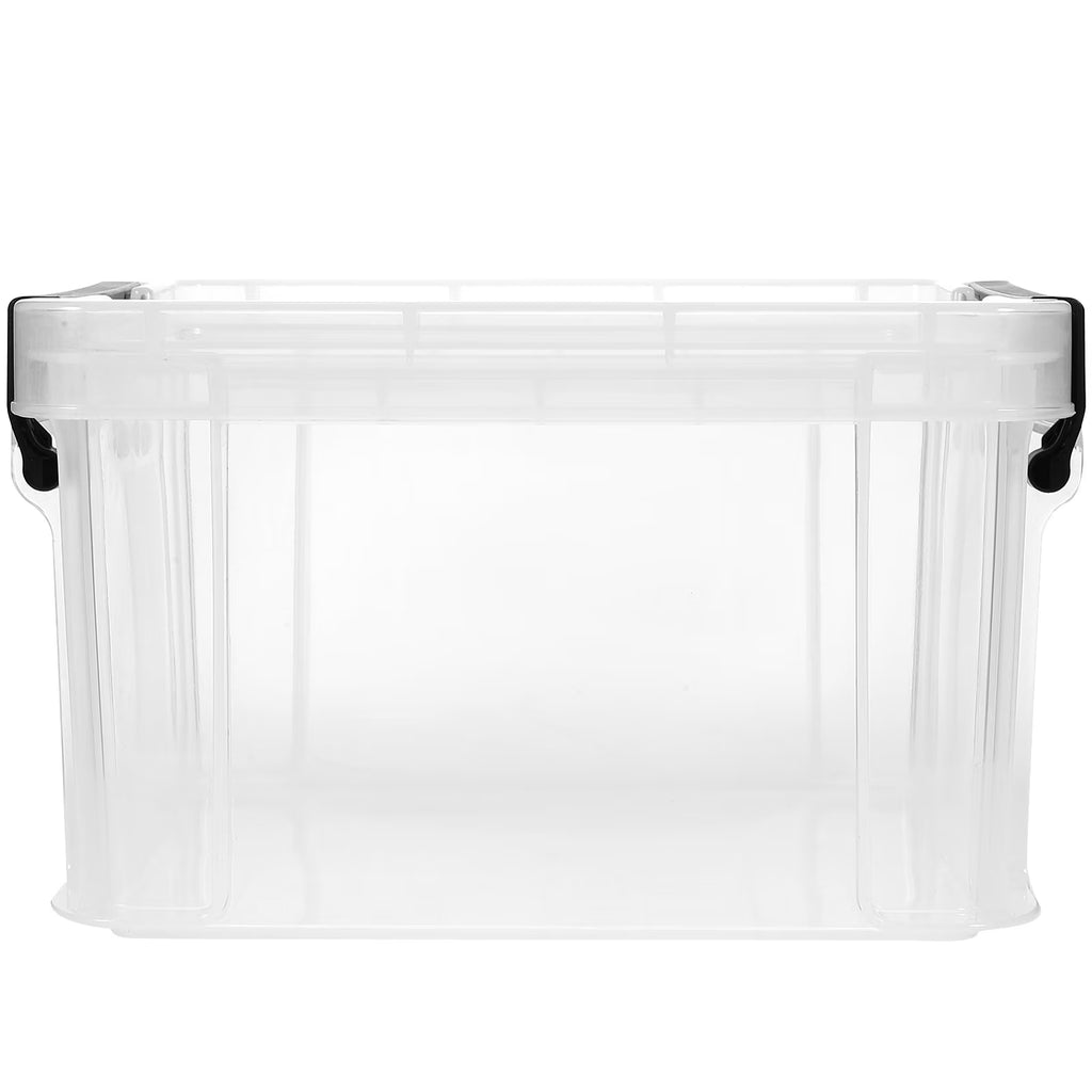 Transparent Dust-proof and Moisture-proof Household Storage Box with Lid Makeup – Secure Lid Design with Functional, Easy-Use Details