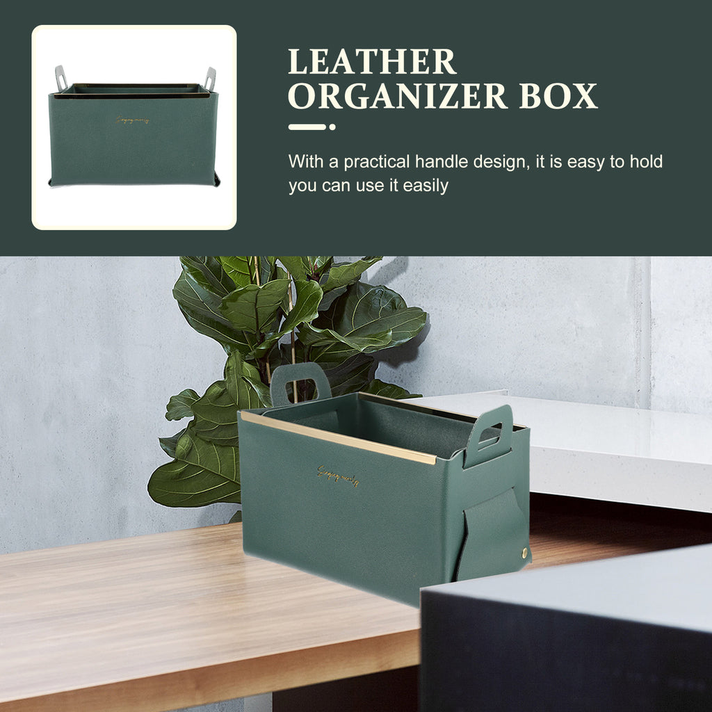 Storage Basket Cube Leather Lightweight Box Home Use Organizer – Practical Home Organization with Functional, Easy-Use Details