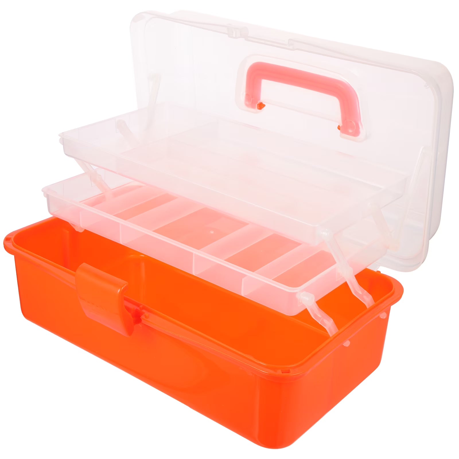 Wicker Three Layer Storage Box Household Tool Box Office 32X17CM Orange – Practical Home Organization with Functional, Easy-Use Details
