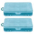 2 Pcs Small Parts Container Plastic Storage Containers Storage Box Green 18.00X9.00X4.00CM – Convenient Multi-Piece Set with Functional, Easy-Use Details
