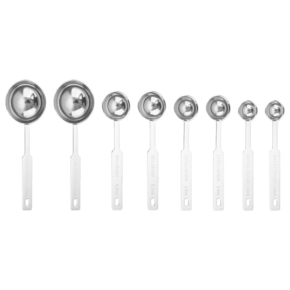unbranded8 Pcs Stainless Steel Tablespoons Electric Accessories Probe – Durable Stainless Steel Construction with Functional, Easy-Use Details