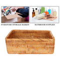Wicker Basket with Lid Storage Boxes Lids Practical Home Child – Secure Lid Design with Functional, Easy-Use Details