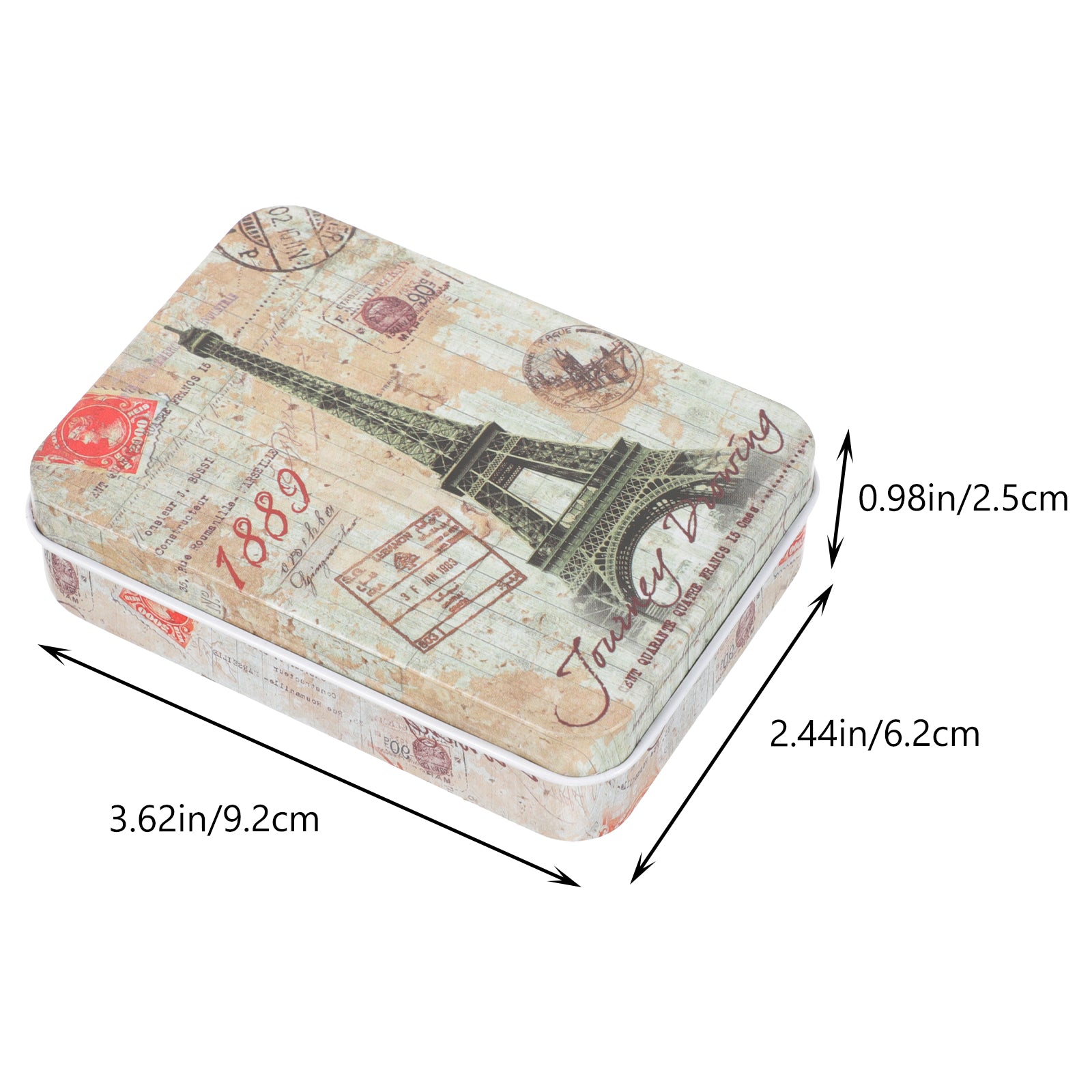 6 Pcs Desktop Storage Boxes Case Pantry Organizers and Clear Greeting Card – Clear-View Organization with Functional, Easy-Use Details