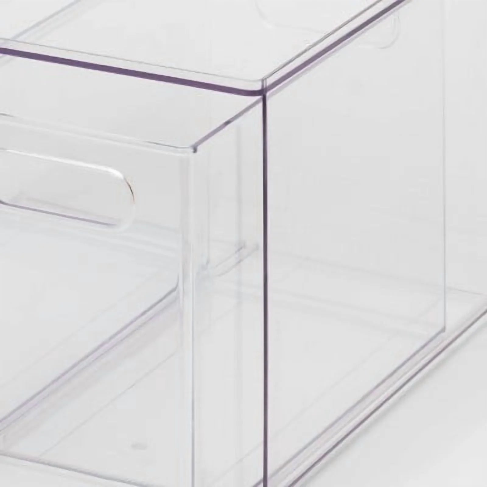 All Purpose 2 Drawer Storage ClearAcrylic Utility Bins,1352 Volume,H 12.6D 12.2 – Practical Home Organization with Functional, Easy-Use Details