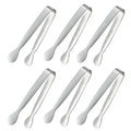 6PCS Mini Small Tiny Tongs 4.25Inch Stainless Steel Small Tongs for Serving Food Kitchen 304stainless Steel – Durable Stainless Steel Construction with Functional, Easy-Use Details