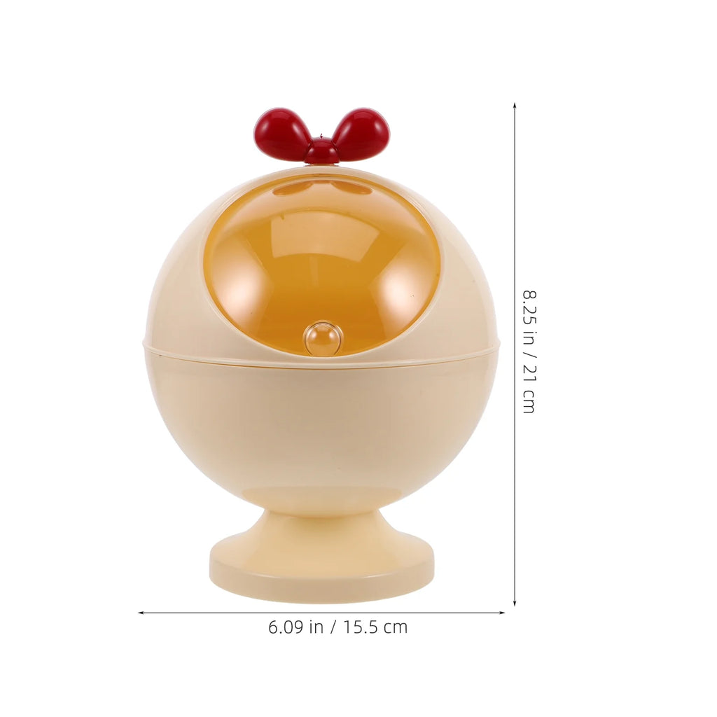 Figurine Decor Hair Accessories Storage Box Baby Miss 21.00X15.50X15.50CM Beige – Convenient Family Mealtime Use with Functional, Easy-Use Details