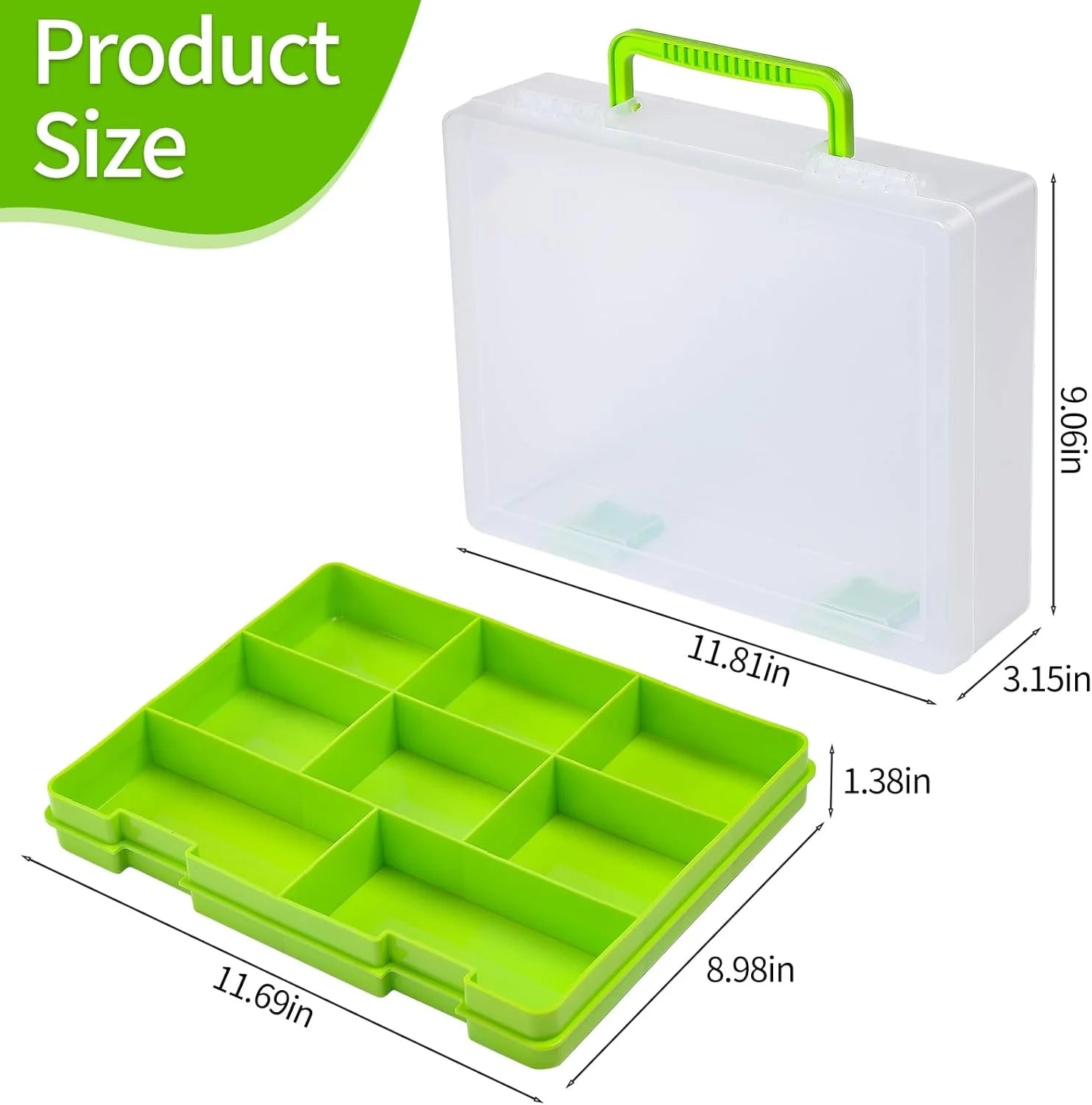 Douorgan Toy Storage Organizer for Lego Stackable Organizer Bins Portable Organizer Containers Storage Box Plastic Case for Bead Bracelet Making DIY Jewelry Nail Charms (Blue) – Stackable Organization with Functional, Easy-Use Details