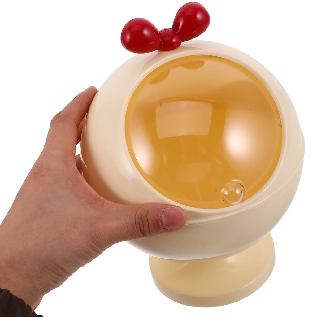 Figurine Decor Hair Accessories Storage Box Baby Miss 21.00X15.50X15.50CM Beige – Convenient Family Mealtime Use with Functional, Easy-Use Details