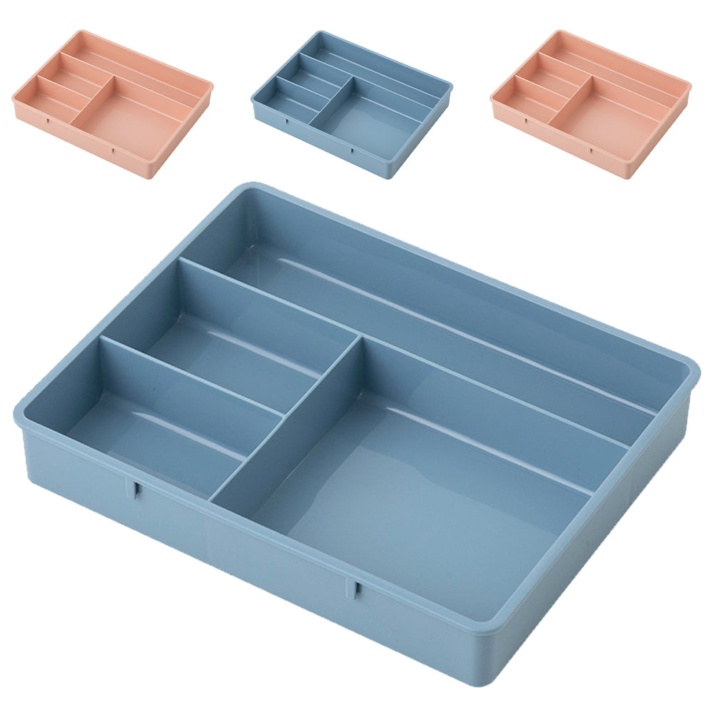 4 Pcs Office Storage Bins Drawers Four Grid Box Four-grid Compartment Case – Compartmented Organization with Functional, Easy-Use Details