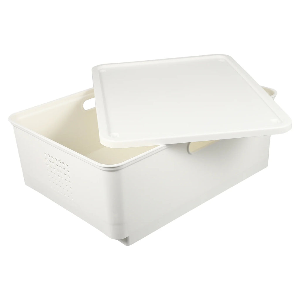 Storage Containers with Lids Japanese Box Organizing Desktop – Secure Lid Design with Functional, Easy-Use Details