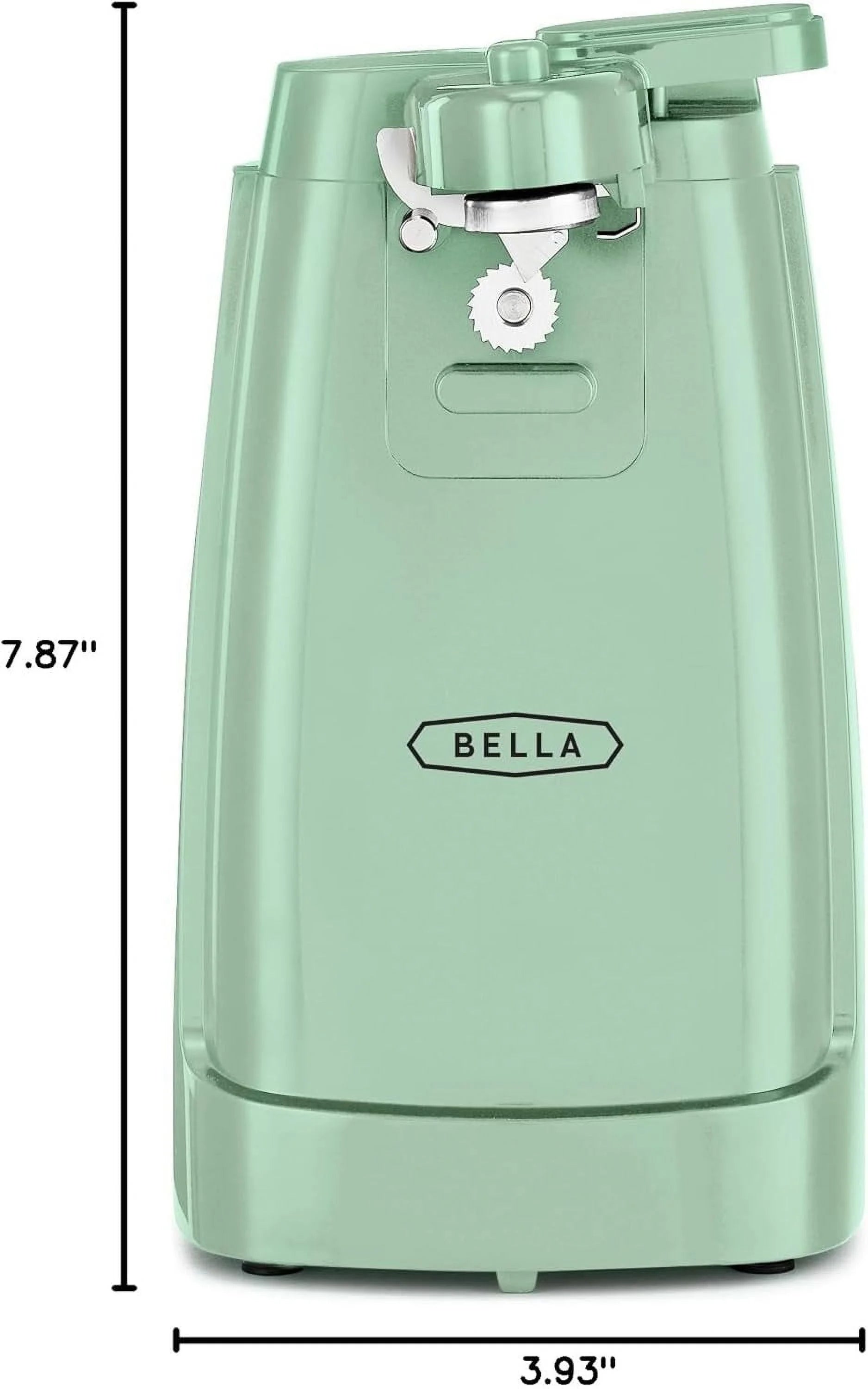 Electric Can Opener and Knife Sharpener Multifunctional Jar and Bottle Opener with Removable Cutting Lever and Cord Storage Stainless Steel Blade, – Durable Stainless Steel Construction with Functional, Easy-Use Details – Catalog Item 123
