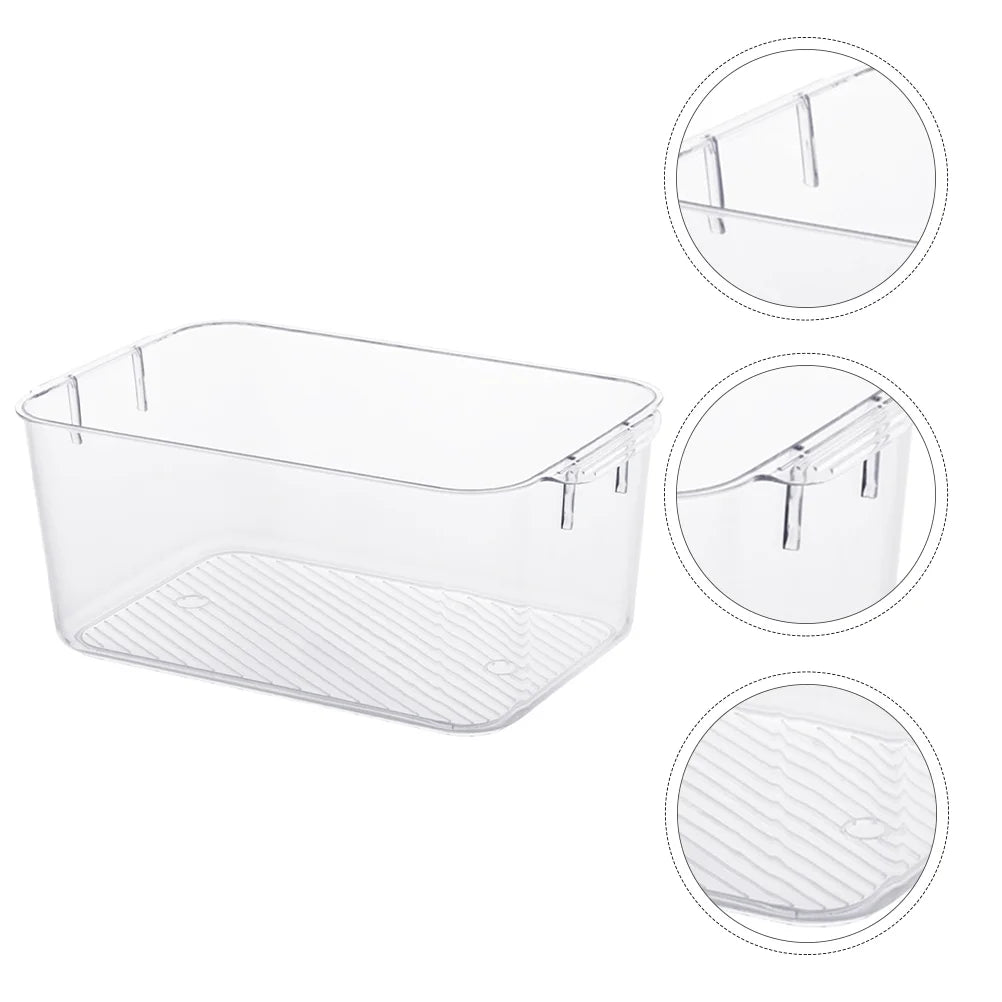 Clear Organizer Drawers Storage Bins Cosmetic Box Sundries Container – Clear-View Organization with Functional, Easy-Use Details