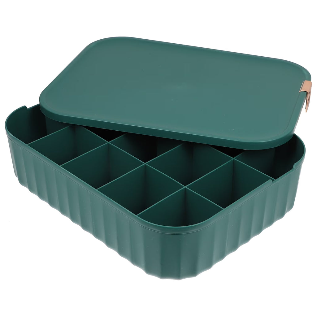 Organizer Bin Storage Box Underwear Drawer Storage Baby 30X23.5X8CM Green – Convenient Family Mealtime Use with Functional, Easy-Use Details