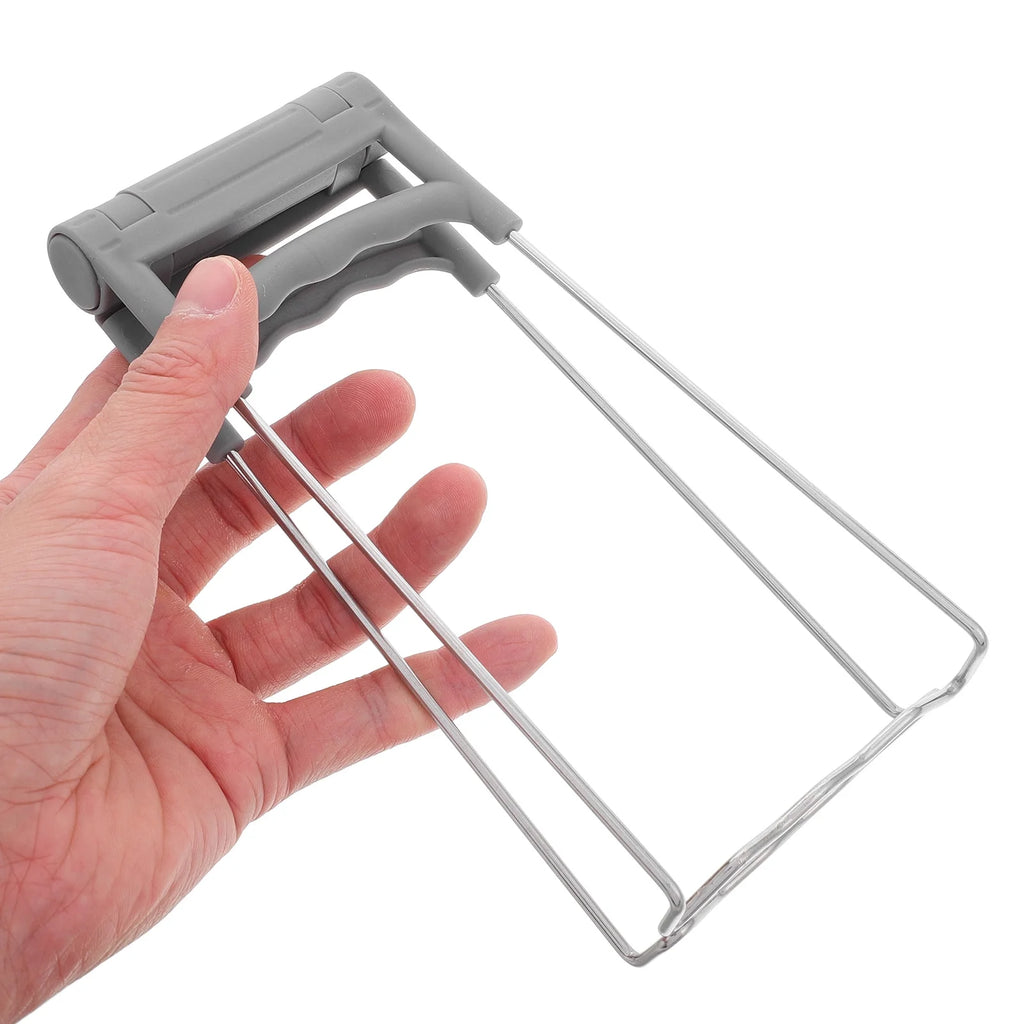 unbrandedKitchen Retriever Tongs Stainless Steel Plate Bowls Gripper Grey – Durable Stainless Steel Construction with Functional, Easy-Use Details