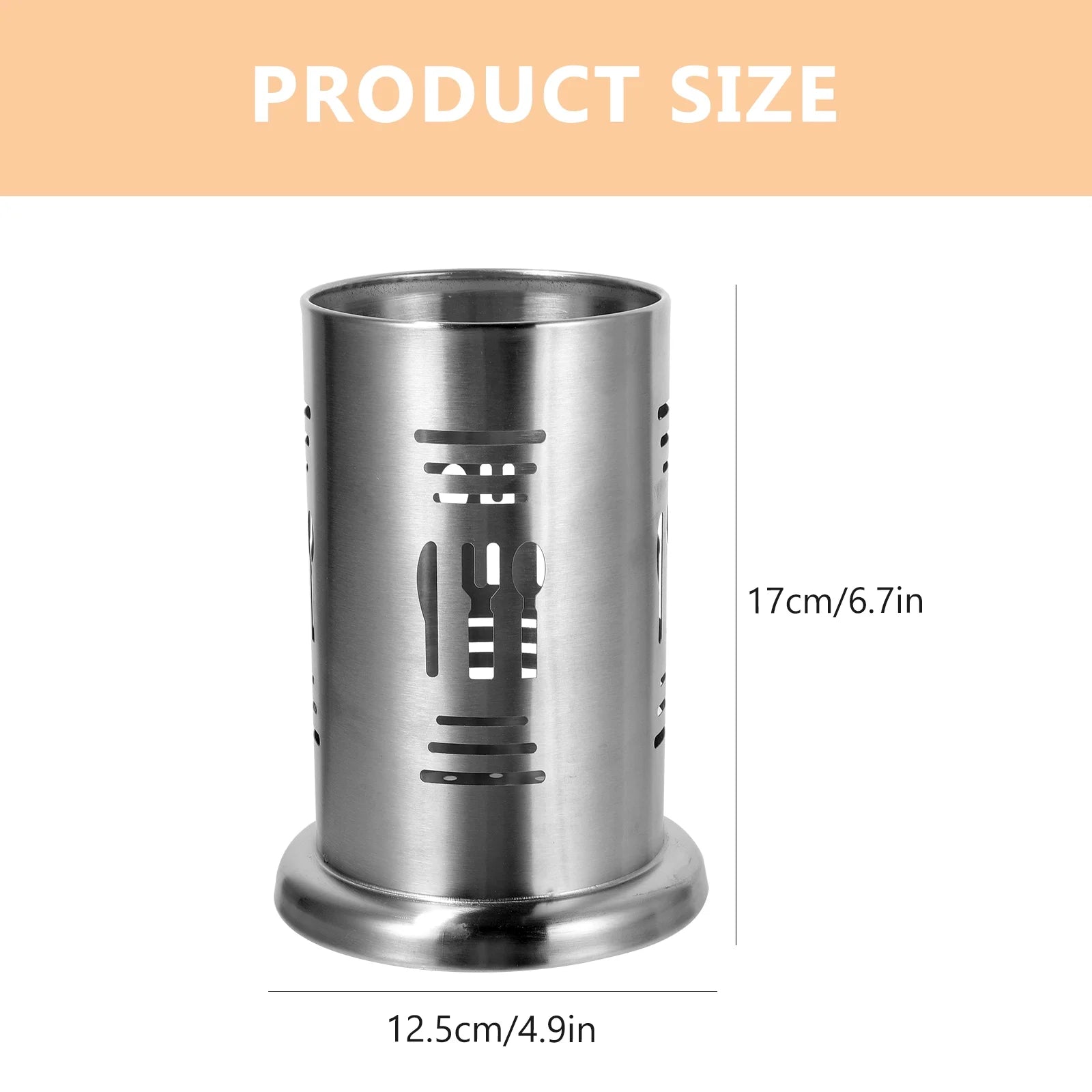 unbrandedDishwasher Stainless Steel Chopstick Holder Kitchen Utensil Container Organizer – Durable Stainless Steel Construction with Functional, Easy-Use Details