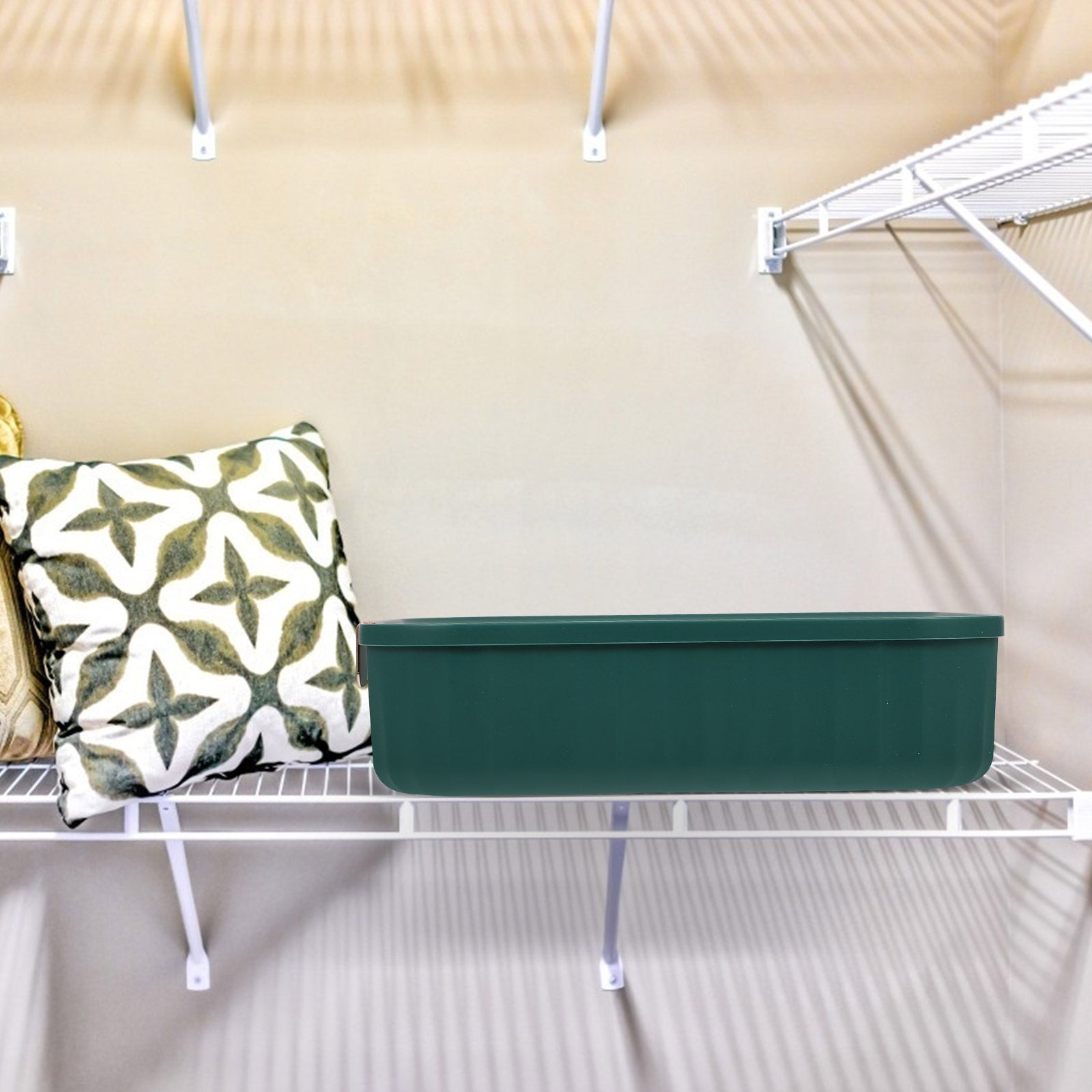 Organizer Bin Storage Box Underwear Drawer Storage Baby 30X23.5X8CM Green – Convenient Family Mealtime Use with Functional, Easy-Use Details