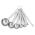 Stainless Steel Measuring Spoons Cups Set Small Tablespoon Teaspoons Set 6 with Bonus C4662 – Durable Stainless Steel Construction with Functional, Easy-Use Details