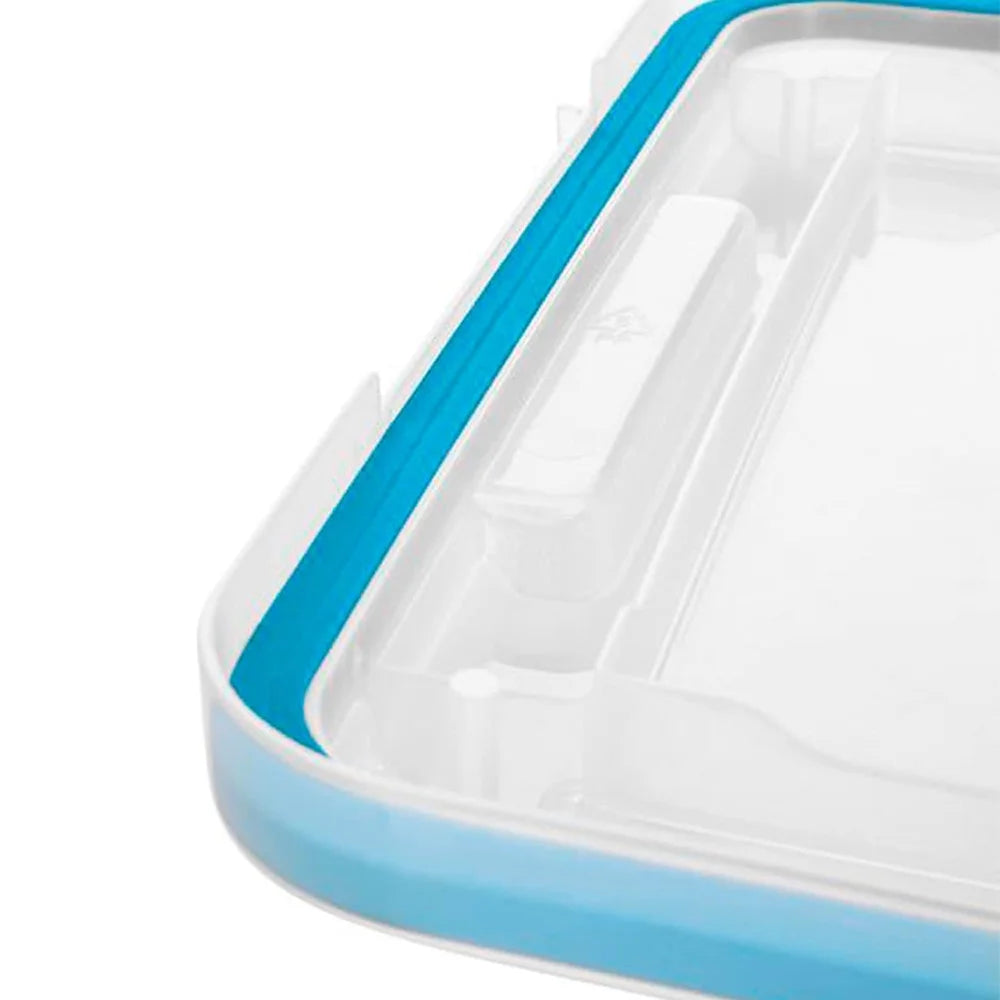 4-Pack 54 Qt Stackable Clear Storage Bins with Durable Latching Lids Space-Saving Sturdy Storage Box For Home Office Organization Clear Base and Lid – Stackable Organization with Functional, Easy-Use Details