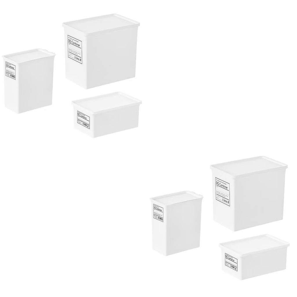 6 pcsHome Use Storage Box Lid Washing Powder Box Storage Box Practical Container – Practical Home Organization with Functional, Easy-Use Details