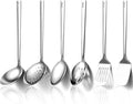 Kitchen Utensils Set 6pcs Stainless Steel Cooking Utensils Set Kitchen Tools Spatulas Set Home Essentials Kitchen Gadgets Accessories – Durable Stainless Steel Construction with Functional, Easy-Use Details