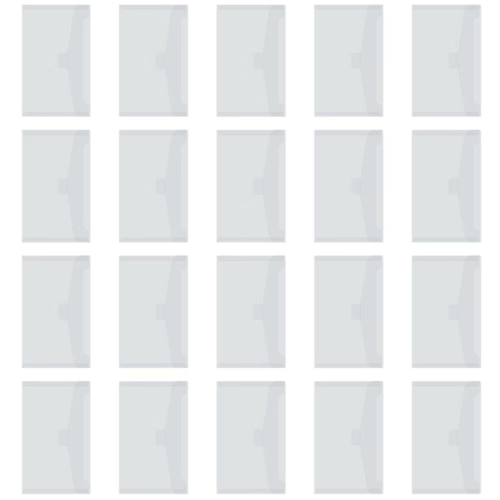 35 Pcs Storage Bins with Lids Transparent Bag Office – Secure Lid Design with Functional, Easy-Use Details