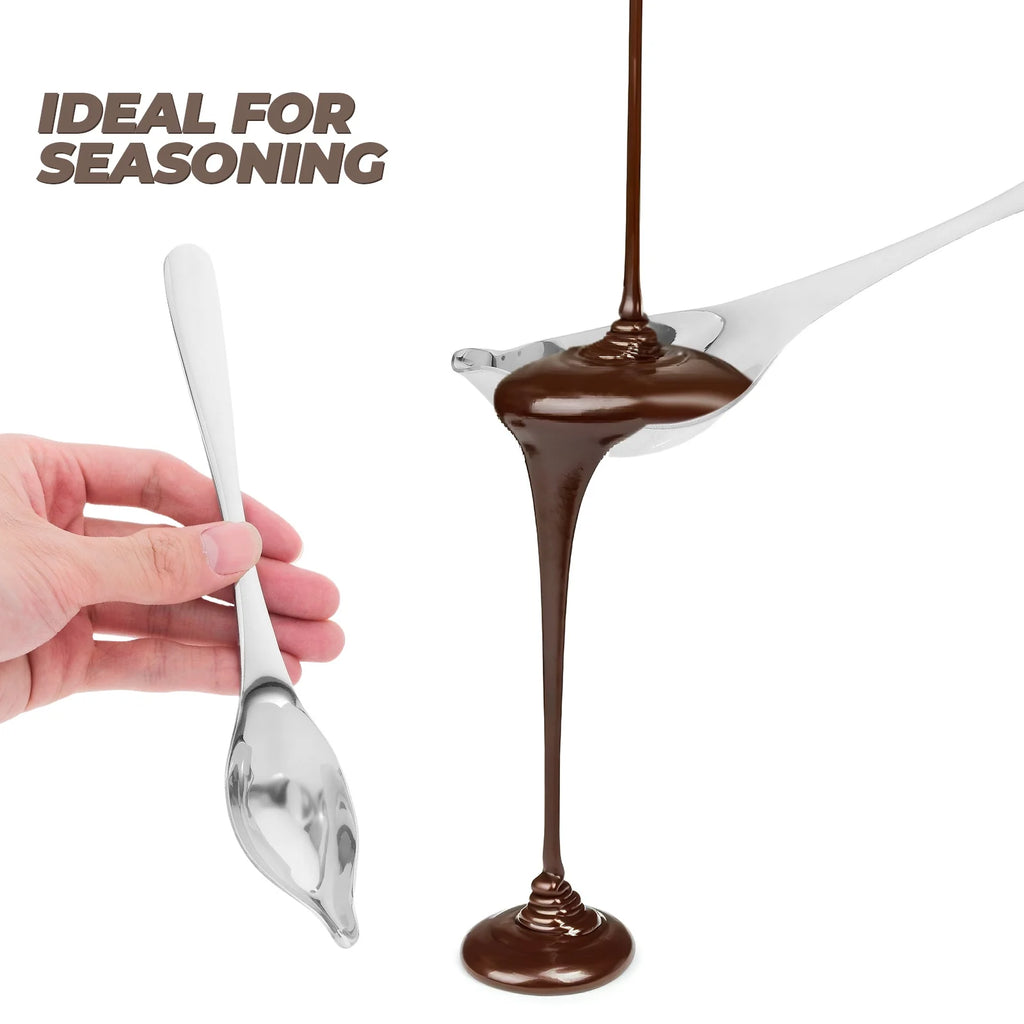 unbranded Household Spoon Stainless Steel Sauce Spoon 19.50X3.50X3.50CM Silver – Durable Stainless Steel Construction with Functional, Easy-Use Details