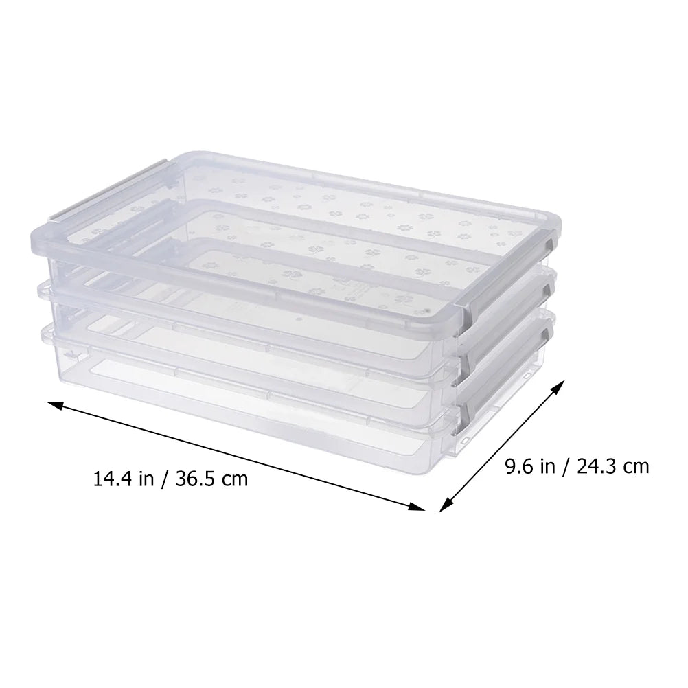 2pcs Multilayers Transparent Storage Box Clear Plastic Document Paper Filling Case – Clear-View Organization with Functional, Easy-Use Details
