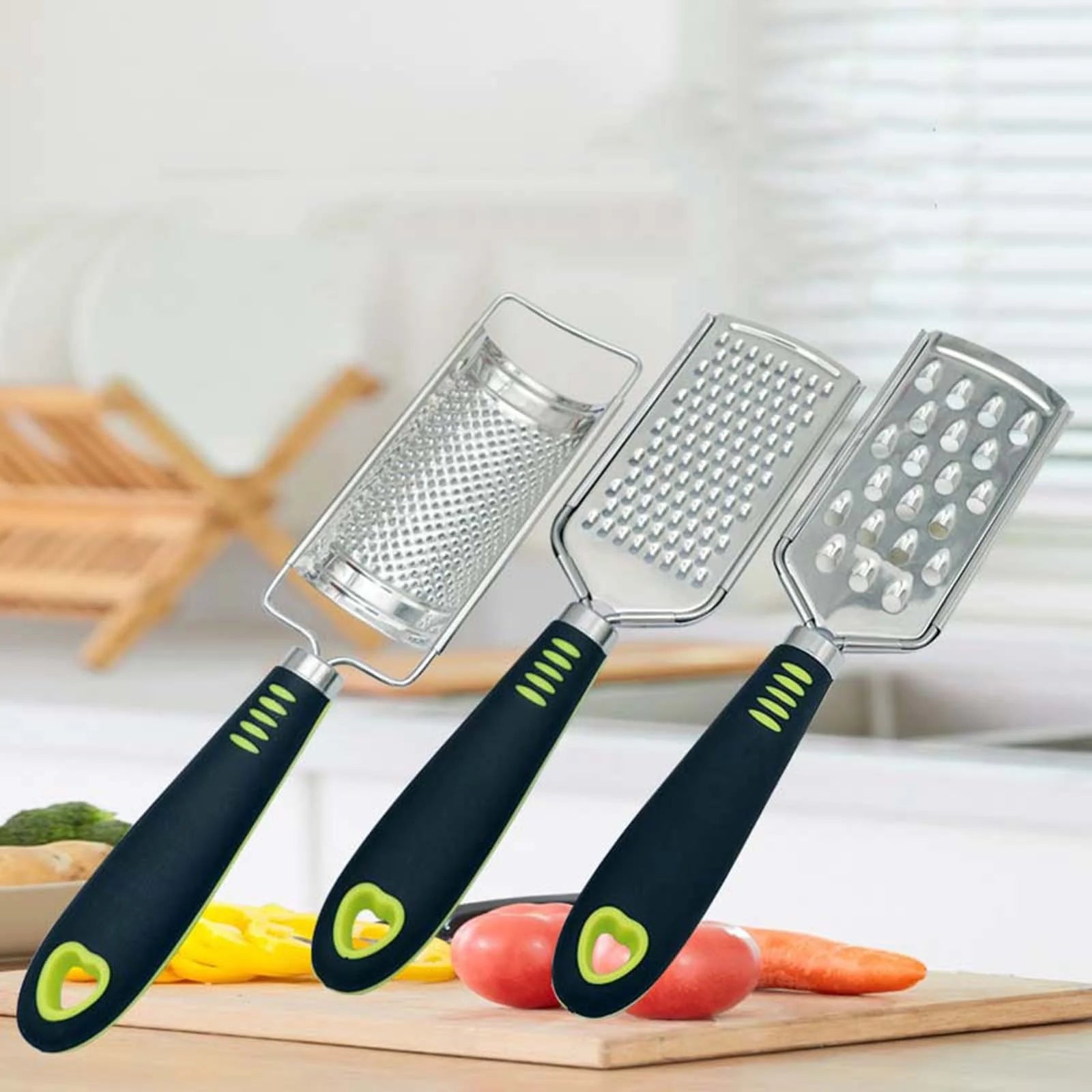 Hiroekza Cheese Grater Stainless Steel Zester Graters For Kitchen - Multi-purpose Kitchenware Kitchen Gadgets Clearance – Durable Stainless Steel Construction with Functional, Easy-Use Details
