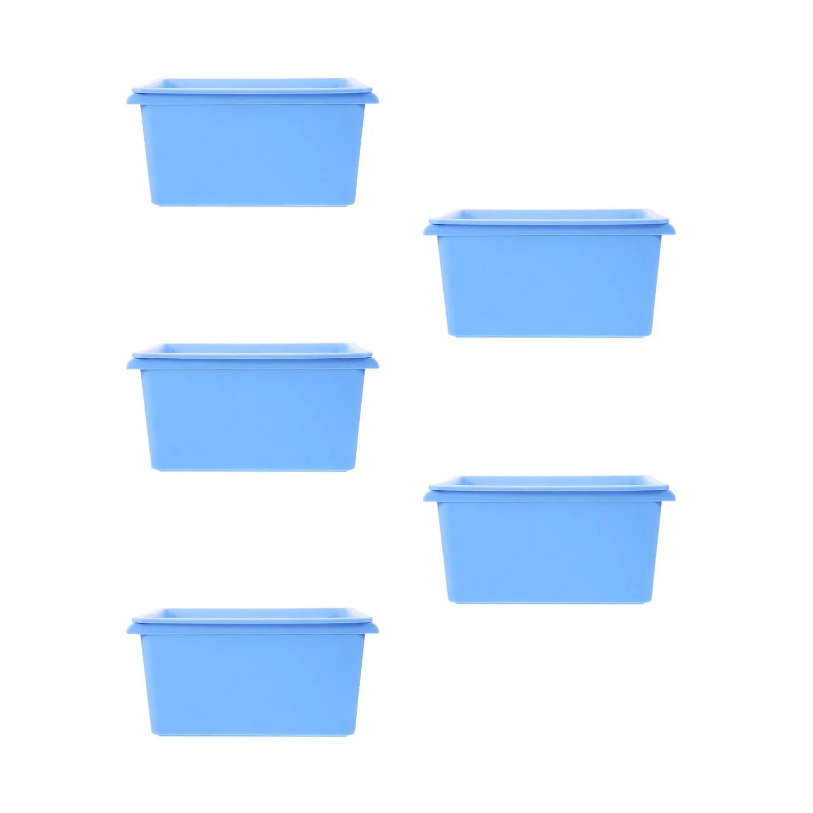 5pcs Desktop Simple Storage Box Multi-functional Organizing Box Desktop Small Object Organizer – Practical Home Organization with Functional, Easy-Use Details