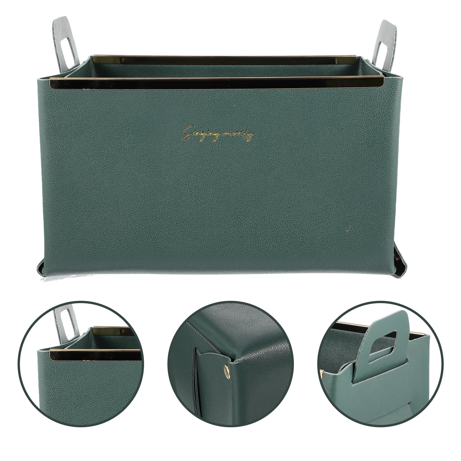 Storage Basket Cube Leather Lightweight Box Home Use Organizer – Practical Home Organization with Functional, Easy-Use Details