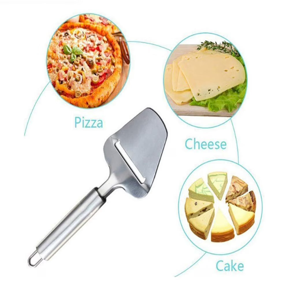 Sanwood Cheese Slicer Stainless Steel Durable Multifunctional 21.5cm x 7.5cm – Durable Stainless Steel Construction with Functional, Easy-Use Details