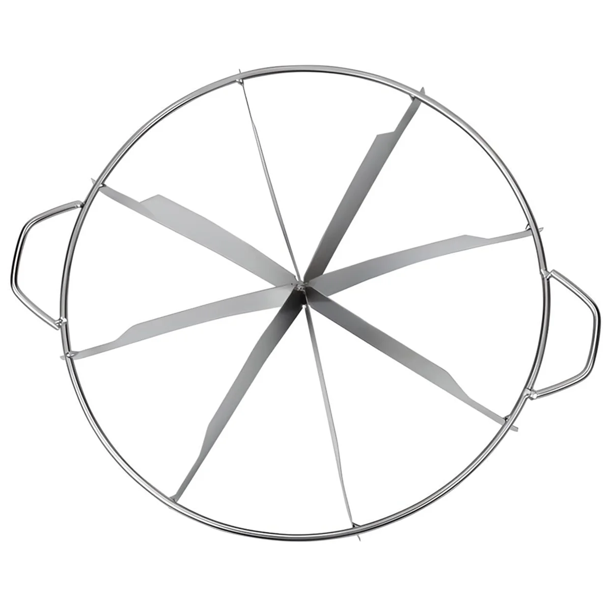 Stainless Steel Pie Cutter Circle Pie Cutting Tool Baking Accessories for Equal Slices – Durable Stainless Steel Construction with Functional, Easy-Use Details