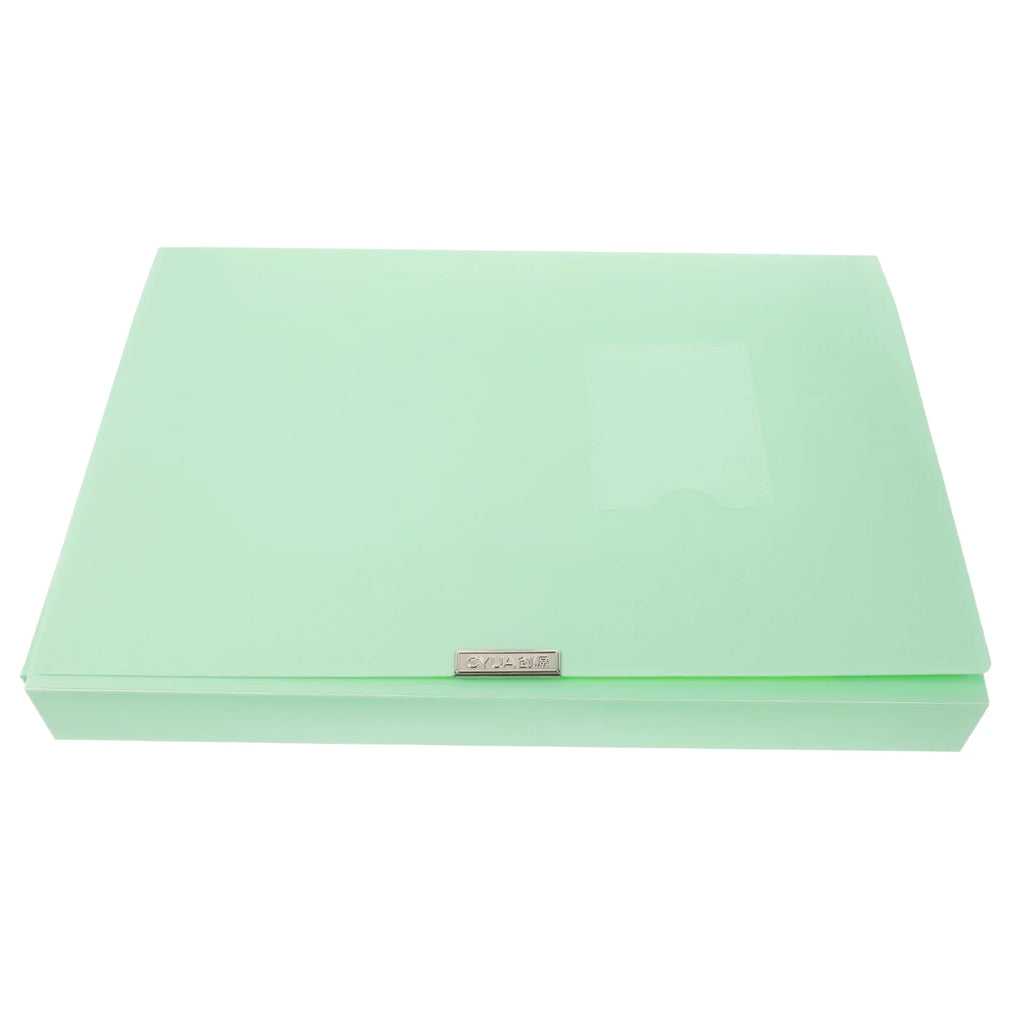 A4 File Box Photo Storage Boxes Organizer Folder Office Light Green – Practical Home Organization with Functional, Easy-Use Details