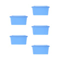 5pcs Desktop Simple Storage Box Multi-functional Organizing Box Desktop Small Object Organizer – Practical Home Organization with Functional, Easy-Use Details