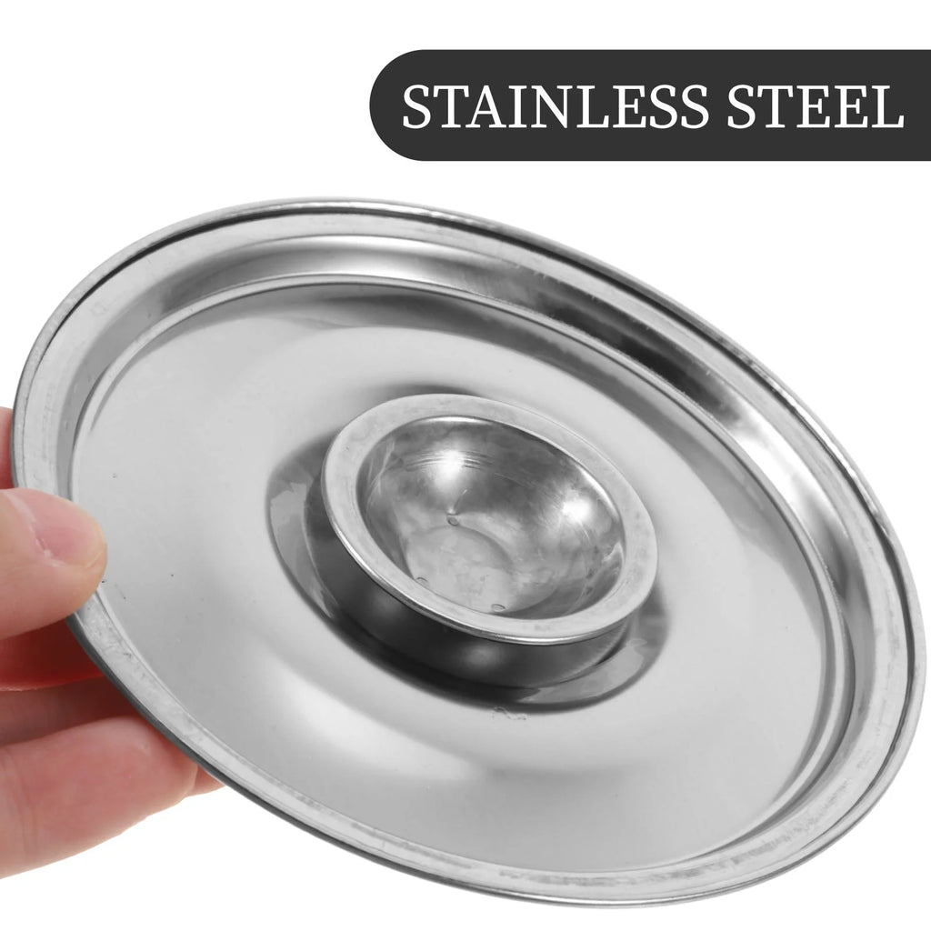 unbranded Sturdy Stainless Steel Pot Lid Mini Bowl Lid For Kitchen Cookware Small Pan Effortless Cleaning – Durable Stainless Steel Construction with Functional, Easy-Use Details
