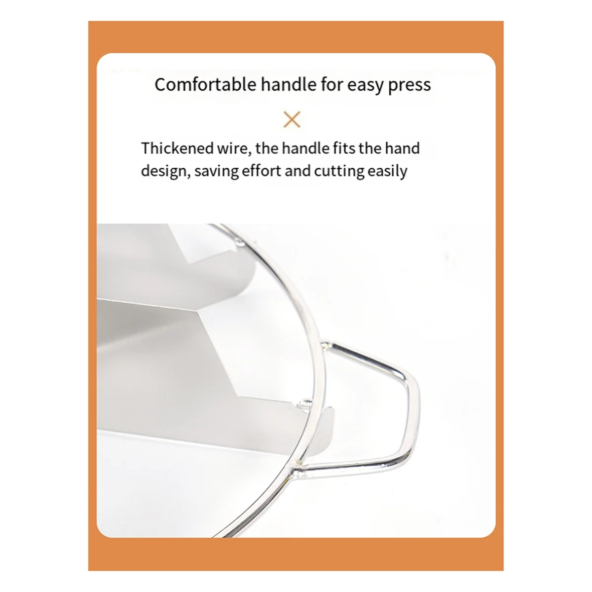 Stainless Steel Pie Cutter Circle Pie Cutting Tool Baking Accessories for Equal Slices – Durable Stainless Steel Construction with Functional, Easy-Use Details