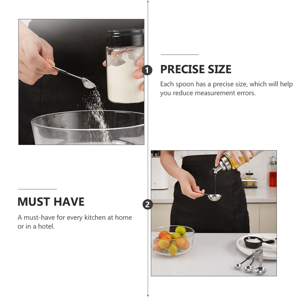 unbranded8 Pcs Stainless Steel Tablespoons Electric Accessories Probe – Durable Stainless Steel Construction with Functional, Easy-Use Details