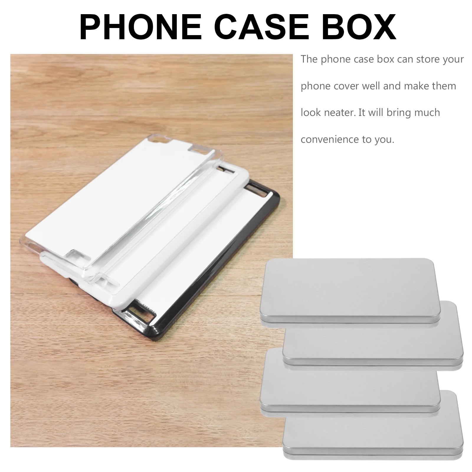 4 Pcs Clear Wicker Basket Tempered Film Storage Box Stylish Holder – Multiroom Organization Format with Functional, Easy-Use Details