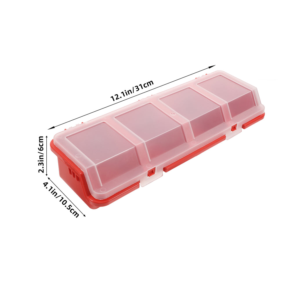 2 Pcs Screw and Nail Organizers Storage Parts Box – Convenient Multi-Piece Set with Functional, Easy-Use Details