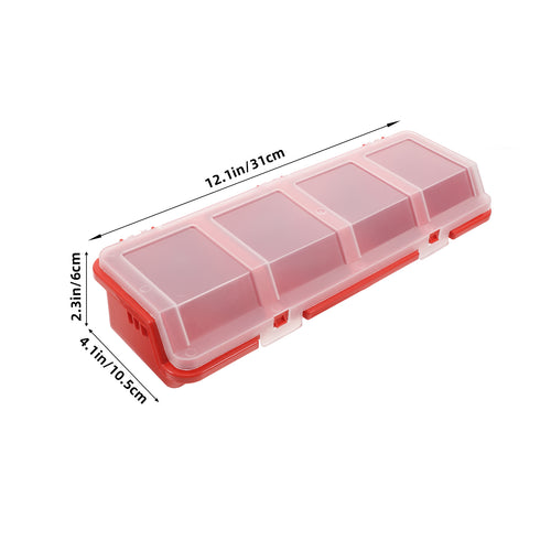 2 Pcs Screw and Nail Organizers Storage Parts Box – Convenient Multi-Piece Set with Functional, Easy-Use Details