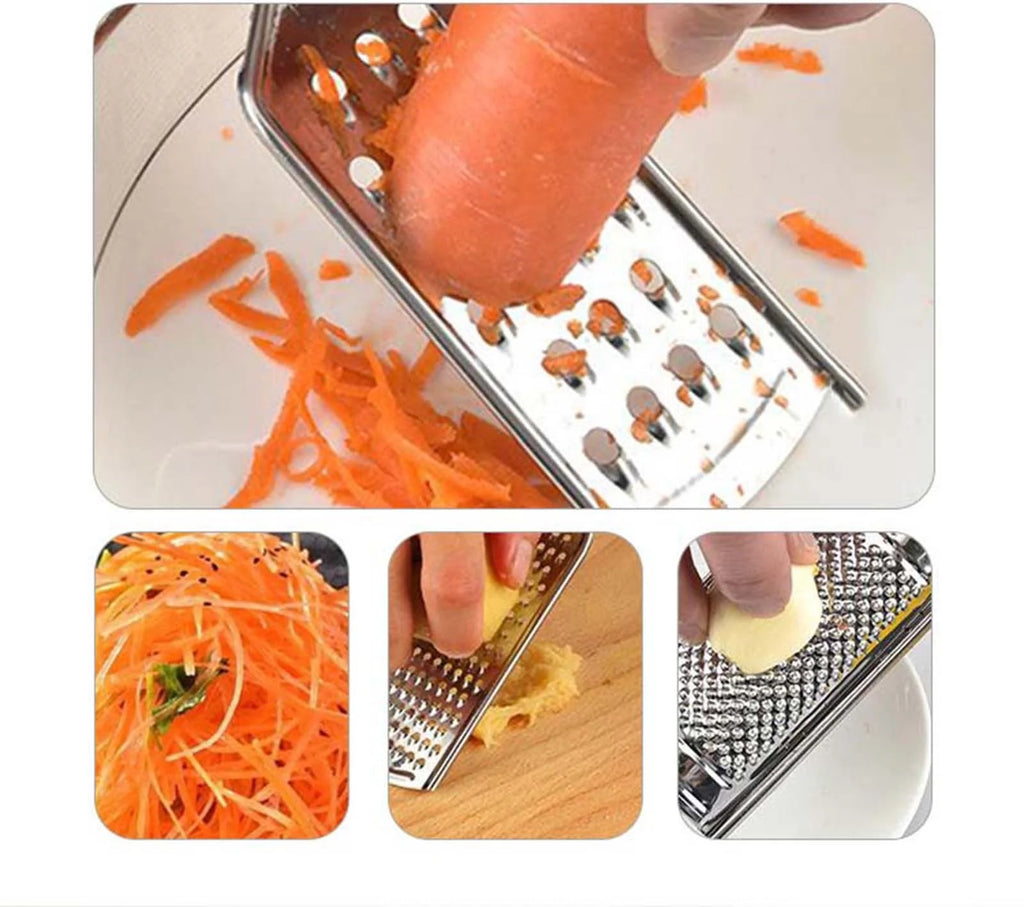 Hiroekza Cheese Grater Stainless Steel Zester Graters For Kitchen - Multi-purpose Kitchenware Kitchen Gadgets Clearance – Durable Stainless Steel Construction with Functional, Easy-Use Details