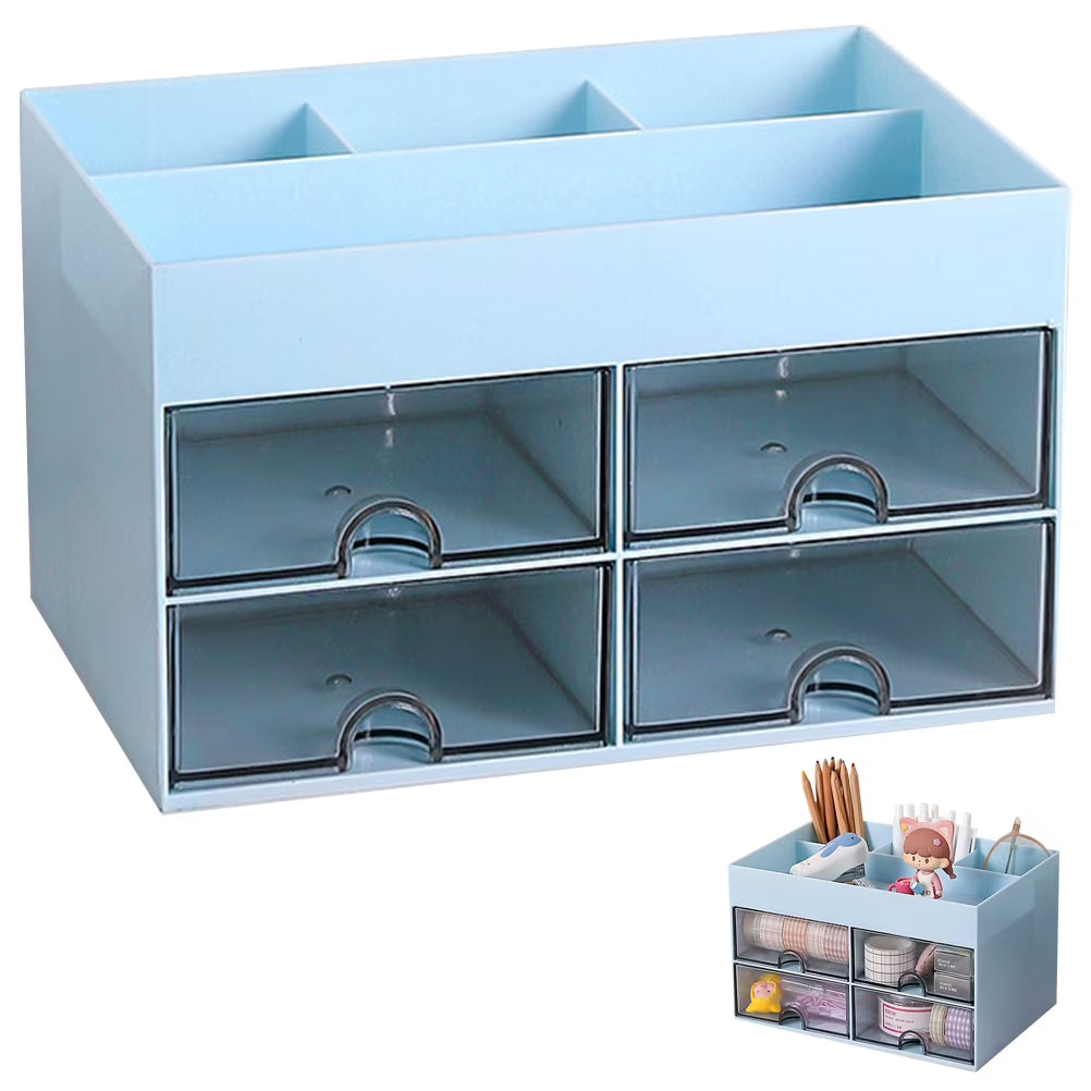 Storage Drawers Box Structure Multi-function Stationery Organizer – Everyday Household Format with Functional, Easy-Use Details