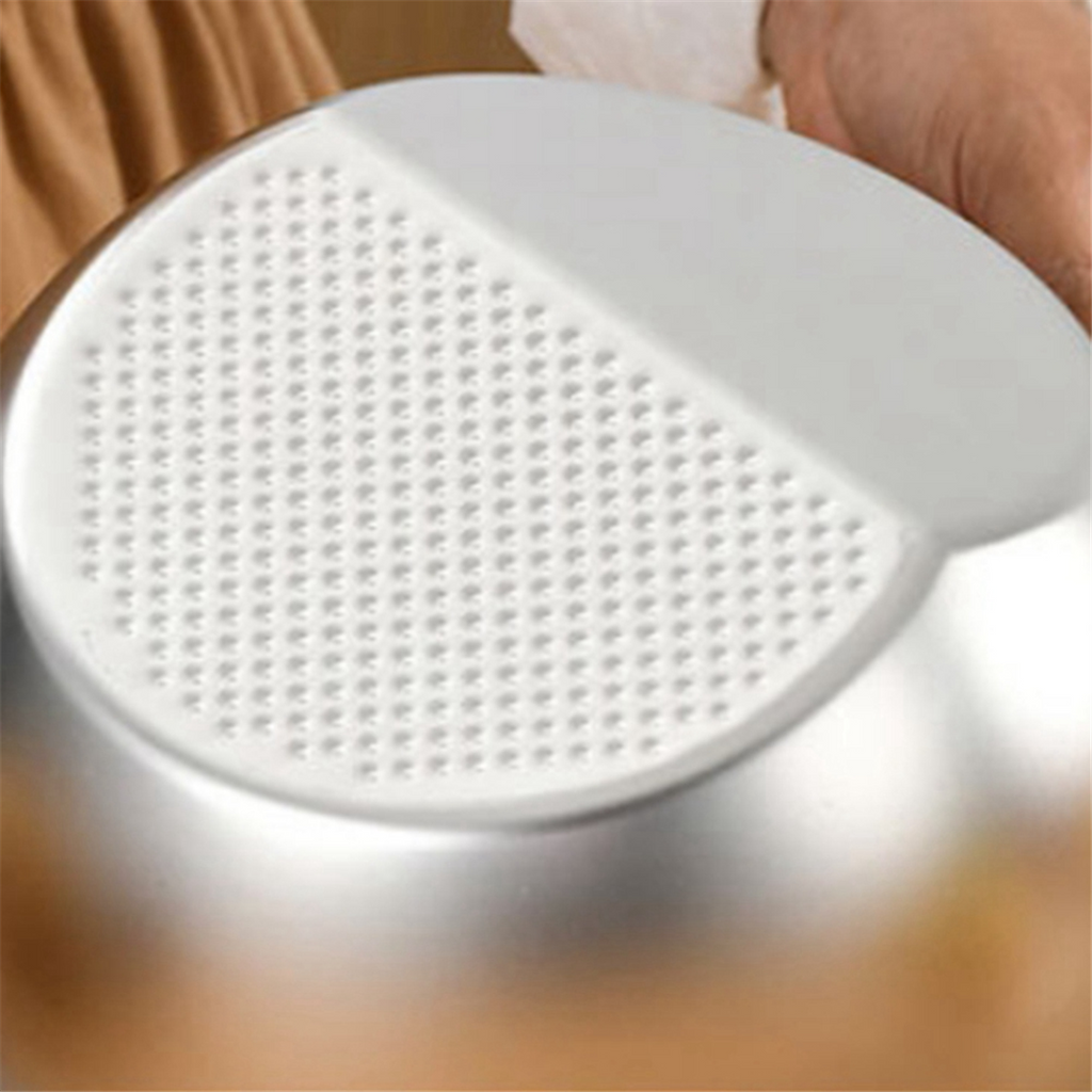 Rice Washer Strainer Bowl Stainless Steel Washing Colander Fruit and Vegetable Kitchen Tool A – Durable Stainless Steel Construction with Functional, Easy-Use Details